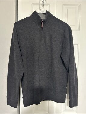 Lands' End Men's Zip Up Sweater
